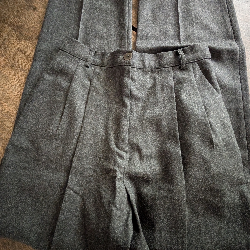 Vintage Gray Office Pants - Picture 3 of 8